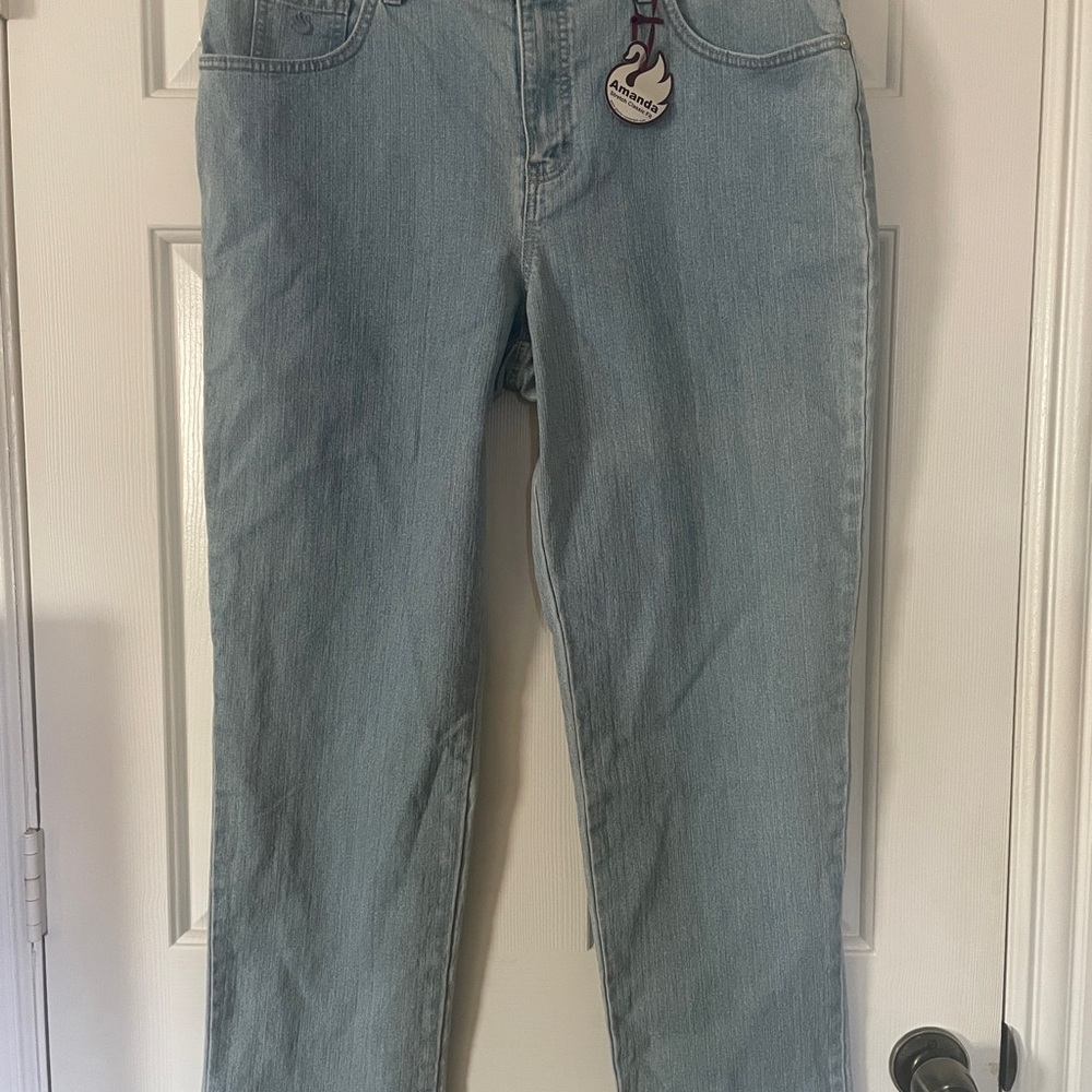 Gloria Vanderbilt Amanda Stretch Classic Jeans – Women’s Size 16 Blue Denim